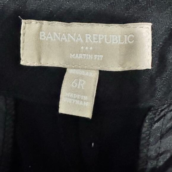 Banana Republic Martin Fit Black Bootcut Dress Pants Women’s Size 6R Minimalist - Picture 3 of 7